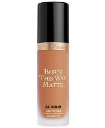 Shop Too Faced Born This Way Matte 24 Hour Foundation In Maple