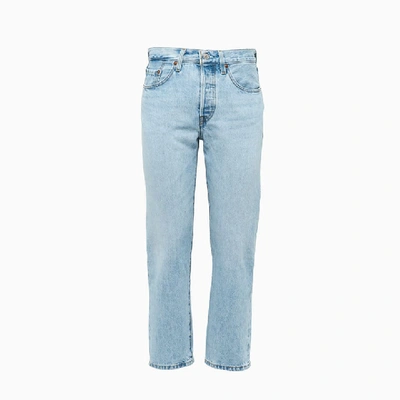 Levi's 501 High-rise Straight-leg Cropped Jeans In Tango Acid | ModeSens