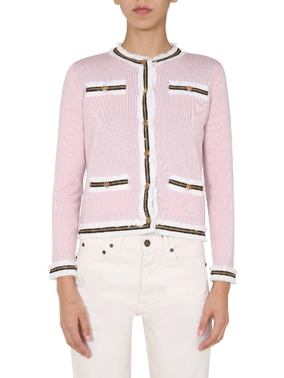 Shop Tory Burch Kendra Cardigan In Rosa