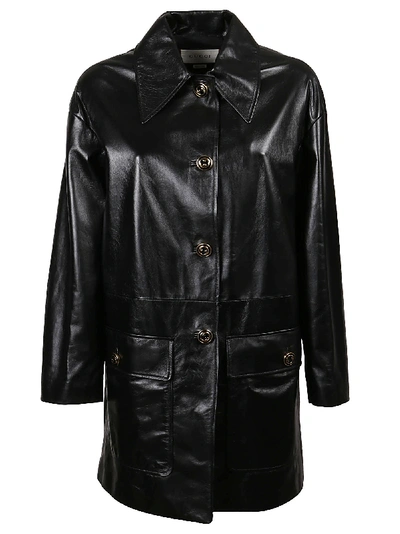 Shop Gucci Classic Coat In Black