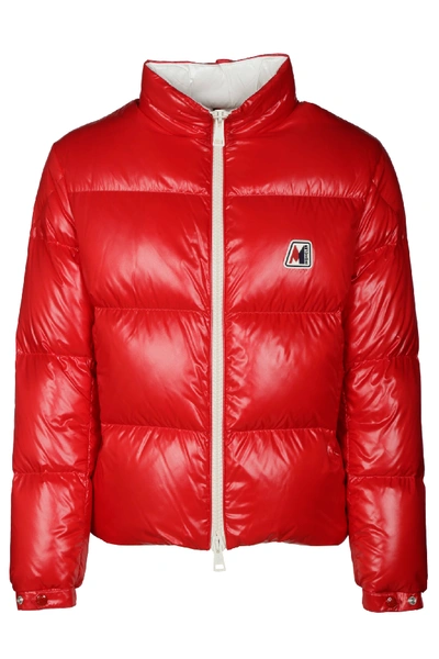 Shop Moncler Chartreuse Padded Jacket In Rosso