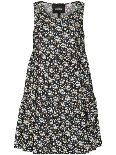 Shop The Marc Jacobs Liberty Floral-print Dress In Black