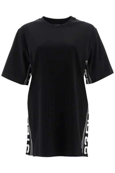 Shop Stella Mccartney T-shirt 23 Old Bond Street Logo In Black