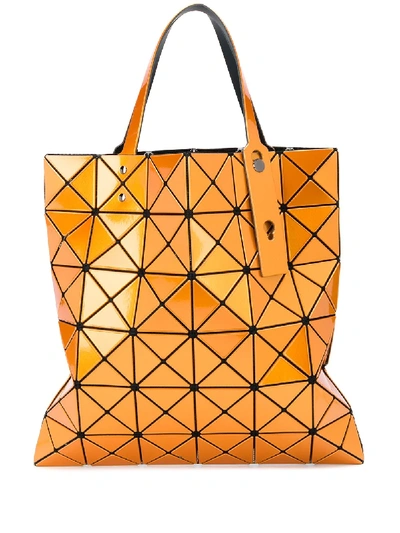 Shop Bao Bao Issey Miyake Prism Tote Bag In Orange