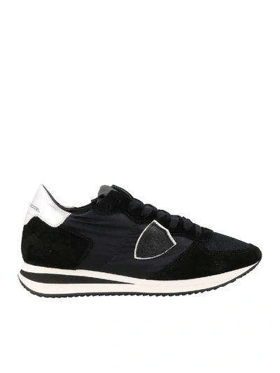 Shop Philippe Model Tropez X Black Sneakers