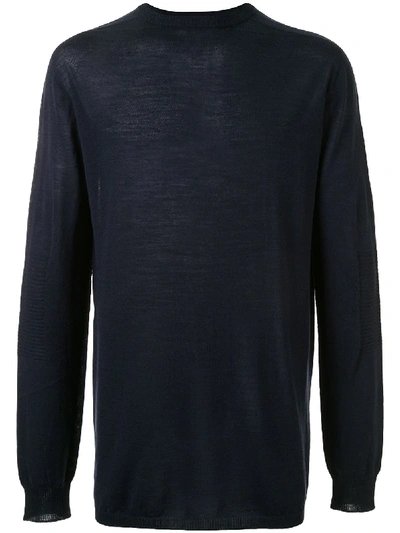 Shop Rick Owens Performa Oversized Jumper In Blue