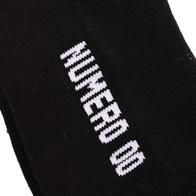 Shop Numero00 Men's Black Cotton Socks