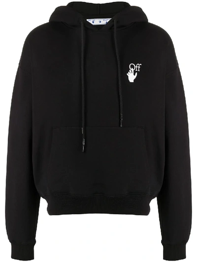 Shop Off-white Pascal Arrow Hoodie In Black