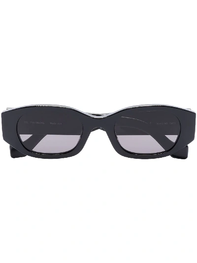 Shop Tol Eyewear Rectangular-frame Sunglasses In Black