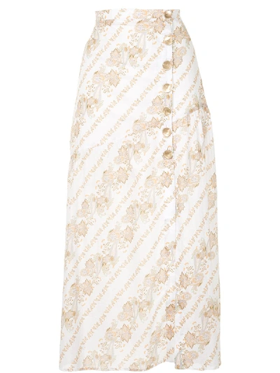 Shop We Are Kindred Brote Midi Skirt In White