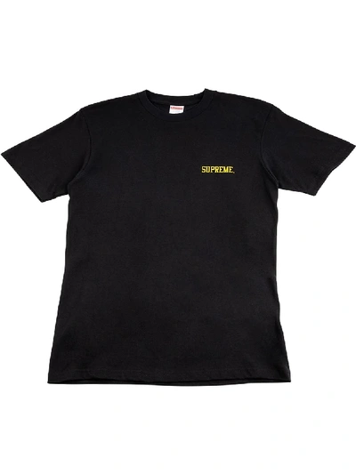 Shop Supreme Automobili Lamborghini Logo-print T-shirt In Black