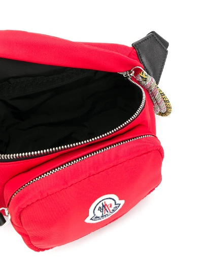Shop Moncler Felicie Beltbag In Red