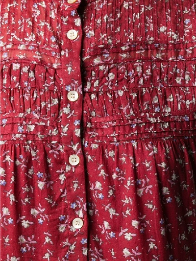 Shop Isabel Marant Étoile Lanikaye Cotton Dress In Red
