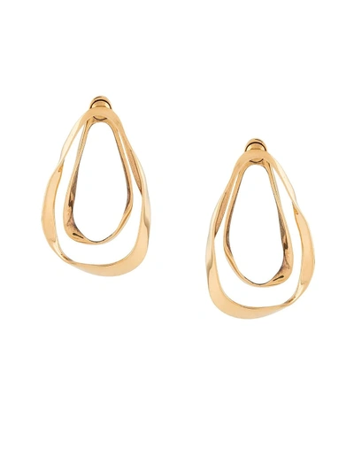 Shop Alexander Mcqueen Earrings In Gold