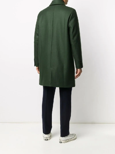 Shop A Kind Of Guise Single Breasted Coat In Green