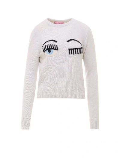 Shop Chiara Ferragni Sweater In White
