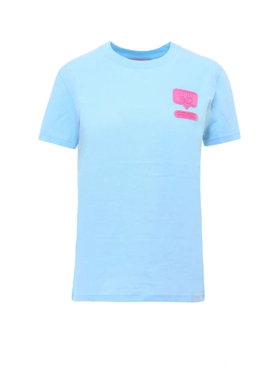 Shop Chiara Ferragni T-shirt In Blue