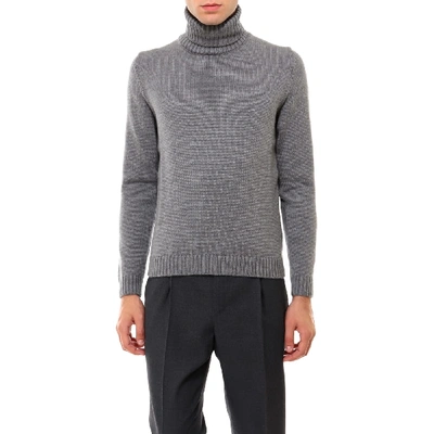 Shop Zanone Sweater In Grey