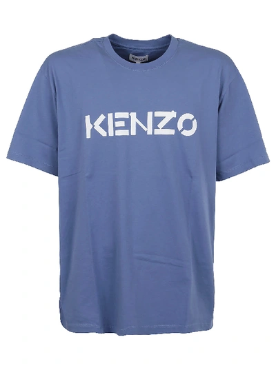 Shop Kenzo Logo Classic T-shirt In Blue