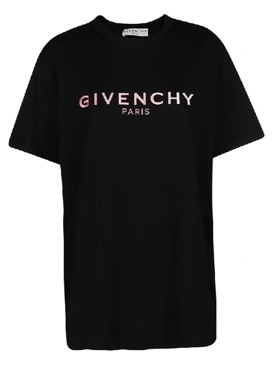 Shop Givenchy Short Sleeves T-shirt In Black