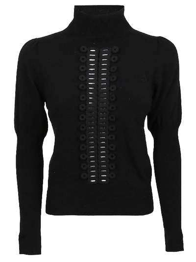 Shop See By Chloé Knit And Lace Top In Black