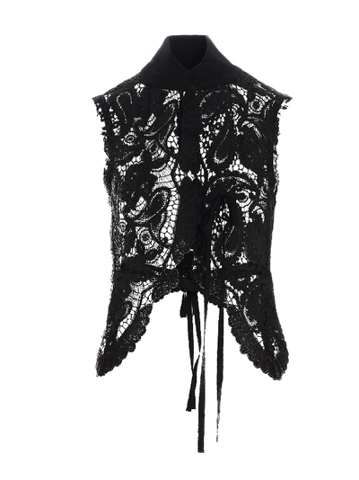 Shop Ann Demeulemeester Vest In Black