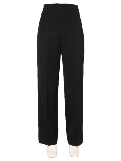 Shop Jil Sander Tailored Trousers In Black