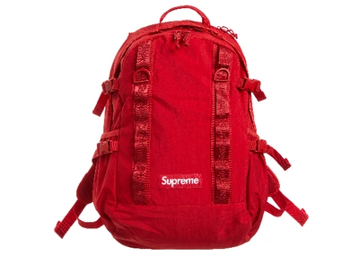 Pre-owned Supreme Backpack (fw20) Dark Red