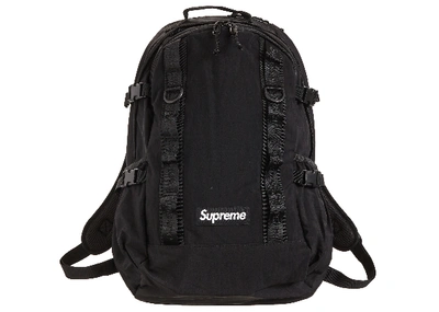 Pre-owned Supreme Backpack (fw20) Black