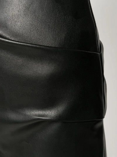 Shop Patou Faux Fur Skirt In Black