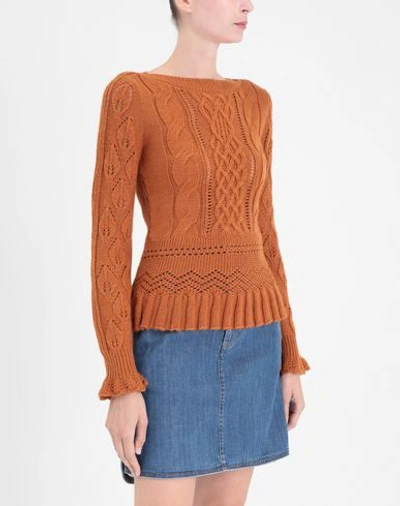 Shop See By Chloé Sweaters In Rust