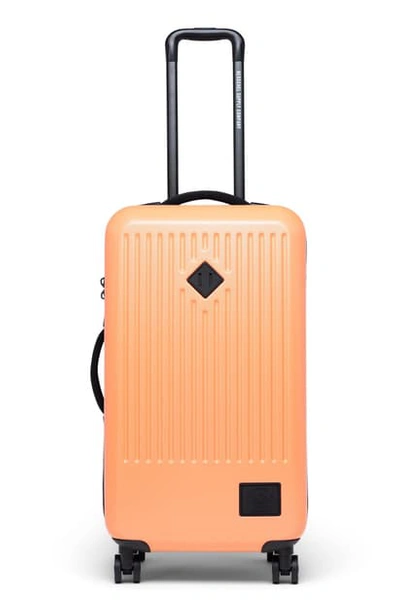 Shop Herschel Supply Co Trade 29-inch Medium Wheeled Packing Case In Neon Orange