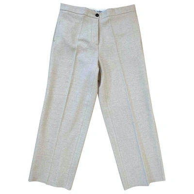 Pre-owned Barena Venezia Wool Large Pants In Beige