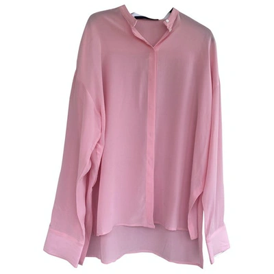 Pre-owned Haider Ackermann Silk Shirt In Pink