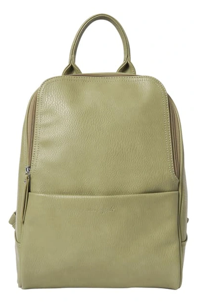 Shop Urban Originals Vegan Leather Movement Backpack In Light Green