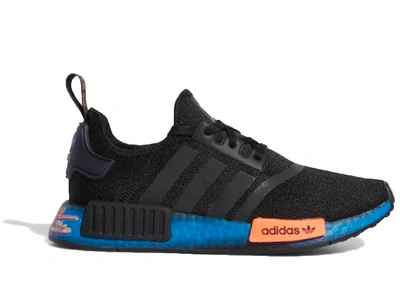 Pre-owned Adidas Originals Adidas Nmd R1 Core Black Signal Coral (gs) In  Core Black/signal Coral/bluebird | ModeSens