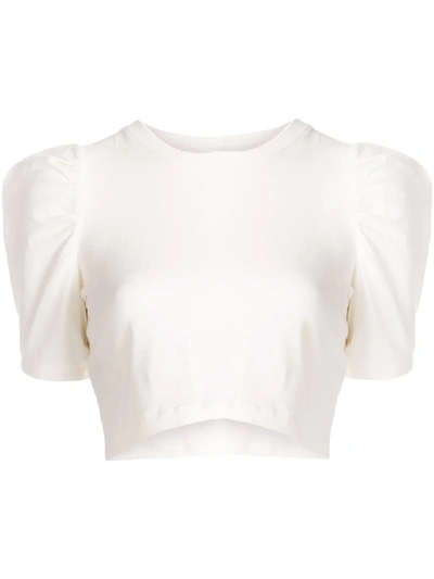 Shop Alice Mccall Rosemary Cropped Top In White