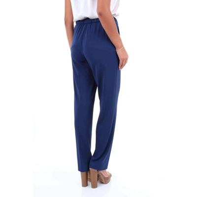 Shop Via Masini 80 Women's Blue Viscose Pants