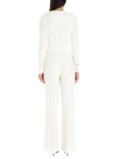 Shop Stella Mccartney Women's White Acetate Jumpsuit