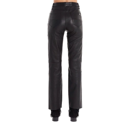 Shop Amiri Women's Black Cotton Jeans