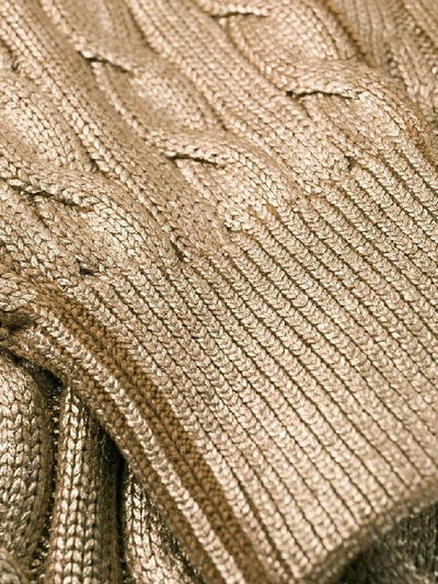 Shop Gcds Women's Gold Wool Cardigan
