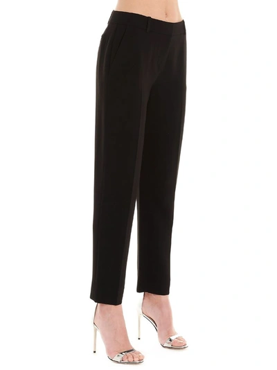 Shop Diane Von Furstenberg Women's Black Synthetic Fibers Pants