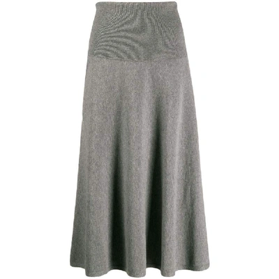 Shop Stella Mccartney Women's Grey Wool Skirt