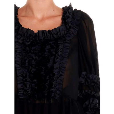 Shop Comme Des Garçons Women's Black Polyester Shirt
