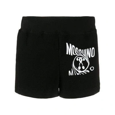 Shop Moschino Women's Black Cotton Shorts