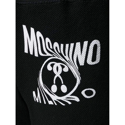 Shop Moschino Women's Black Cotton Shorts