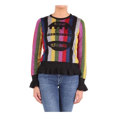 Shop Marco De Vincenzo Women's Multicolor Fabric Sweater