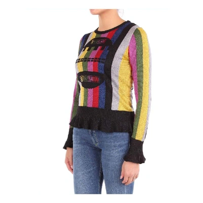 Shop Marco De Vincenzo Women's Multicolor Fabric Sweater