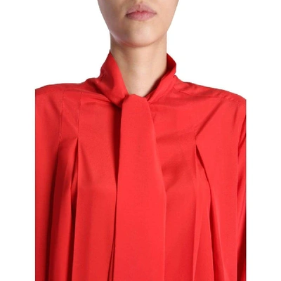 Shop Givenchy Women's Red Silk Dress