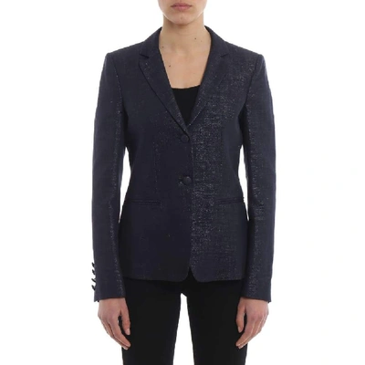 Shop Dondup Women's Blue Wool Blazer